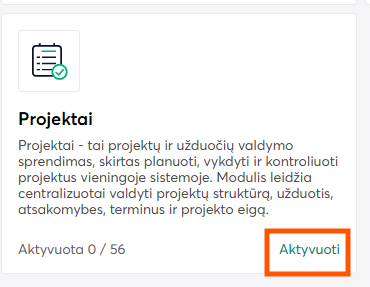 moduliai